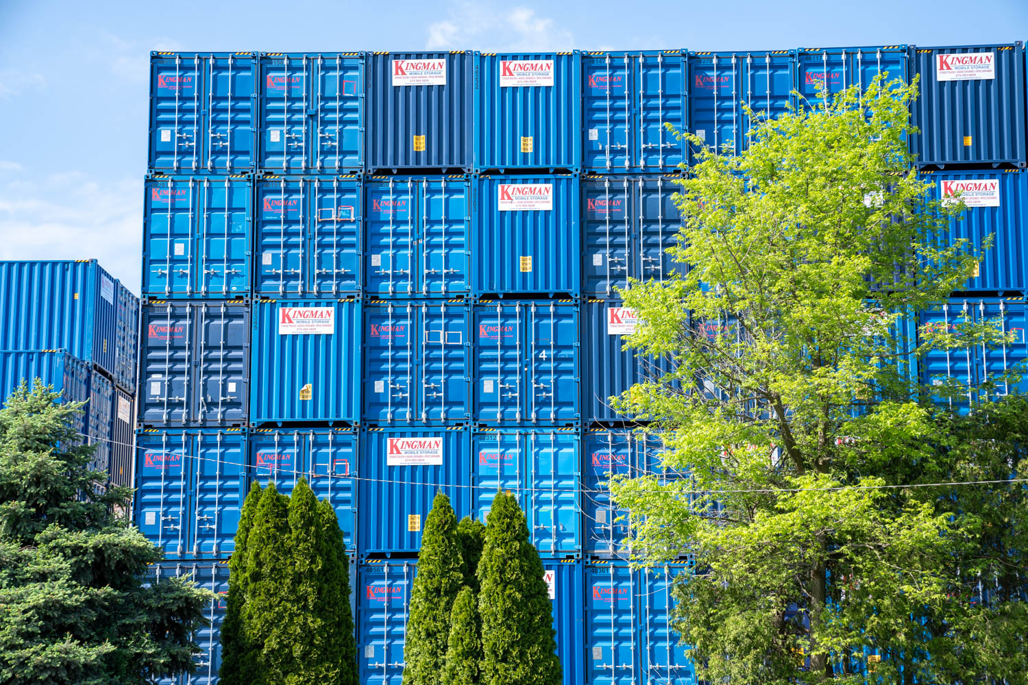 Storage containers at Kingman Mobile Storage