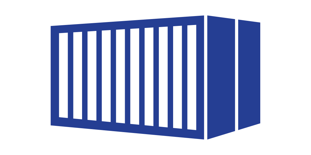 20 foot Ground Level Storage Container Icon